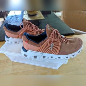 ON ROAD RUNNING SHOES CLOUDSWIFT BLUSH/ DENIM